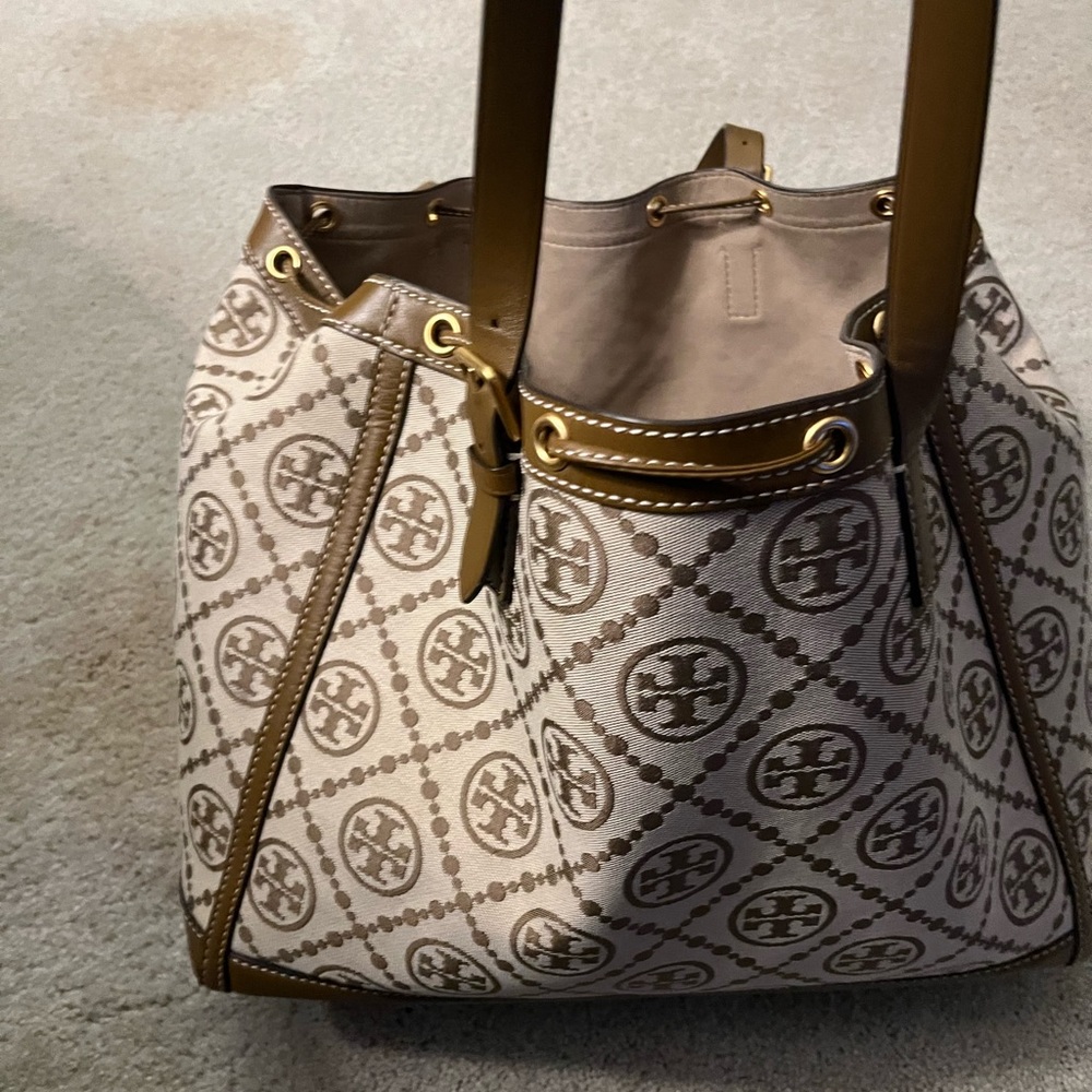 Tori Burch monogram tote bag